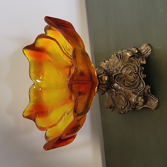 Vintage glass compote - Picture 1 of 4